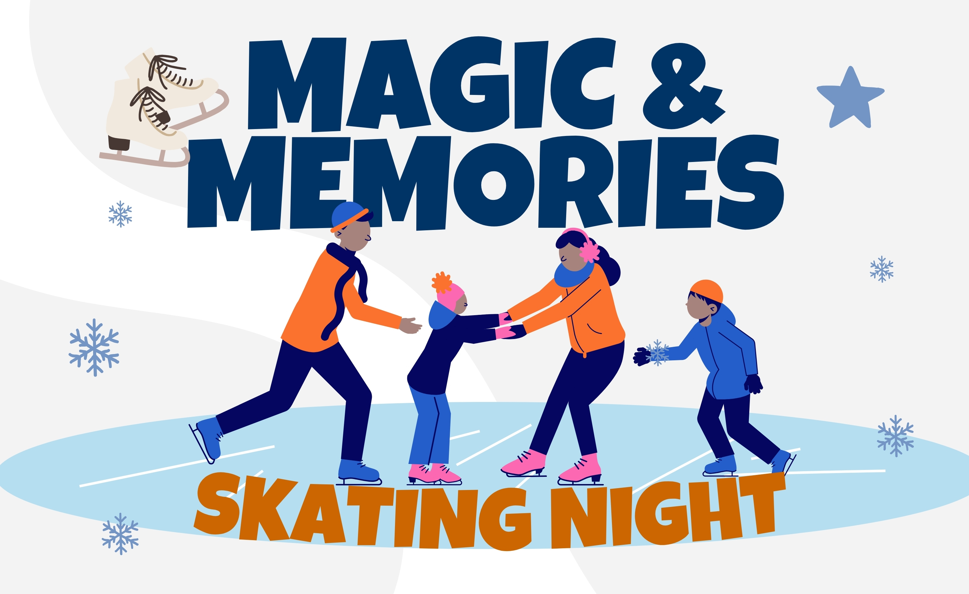 Magic and Memories Skating Night graphic