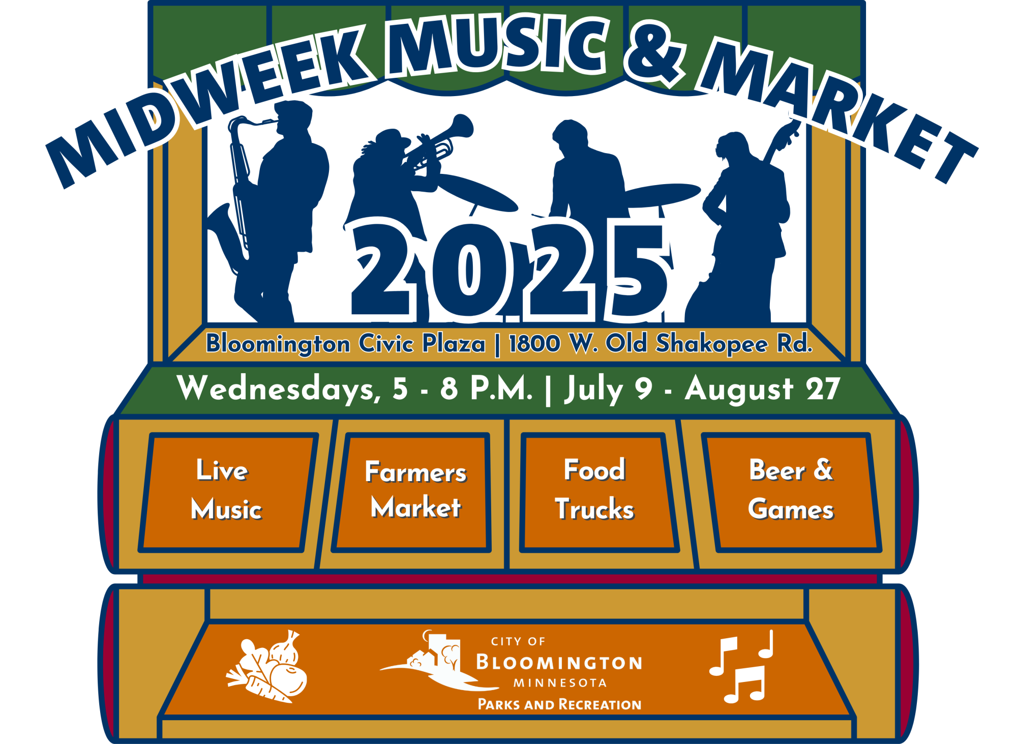 2025 Midweek Music & Market graphic