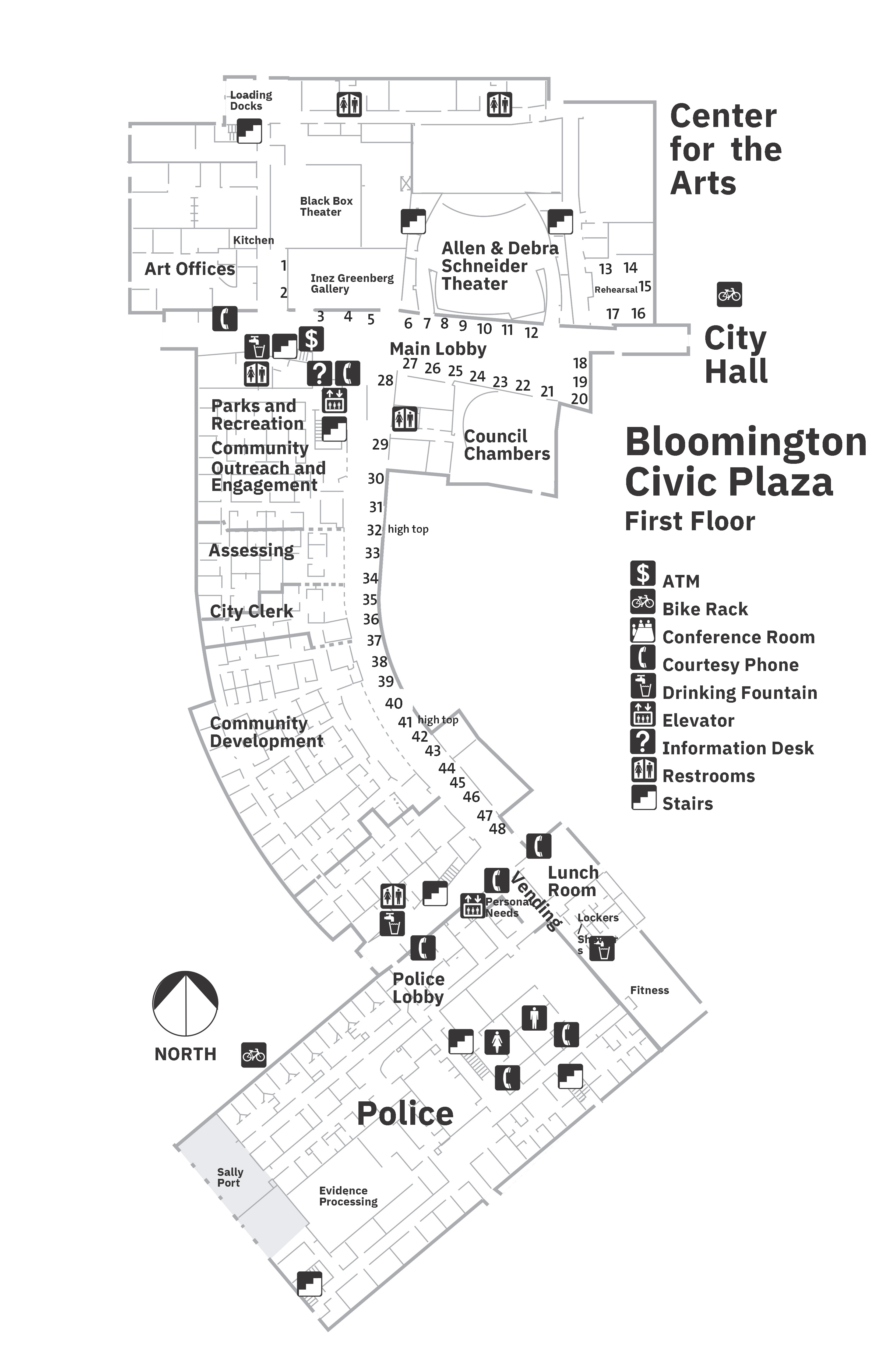 Indoor Farmers Market map February 2025