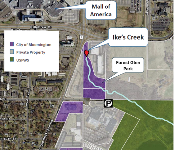 BNNN Forest Glen project map
