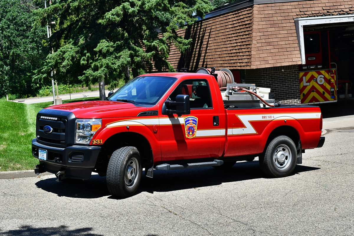 BFD brush truck