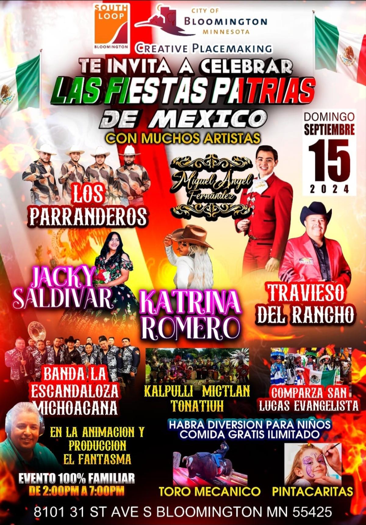 Fiestas Patrias de Mexico Event