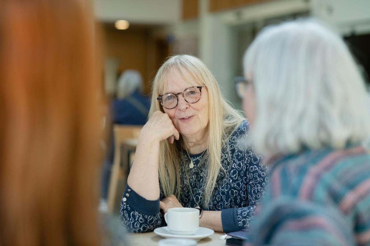 women talking