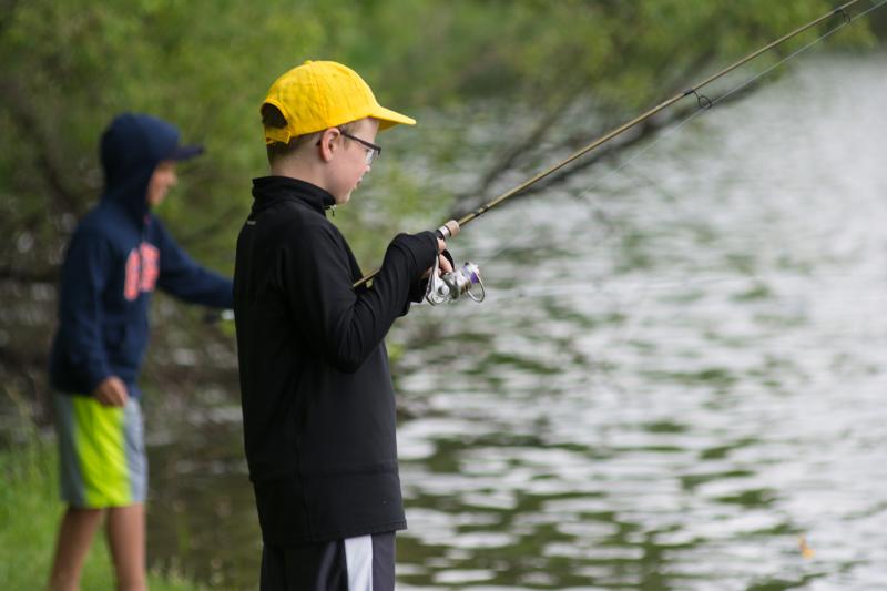 Family River Fishing