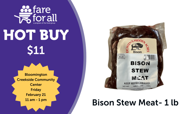 Fare For All Bison Stew Hot Buy February 2025