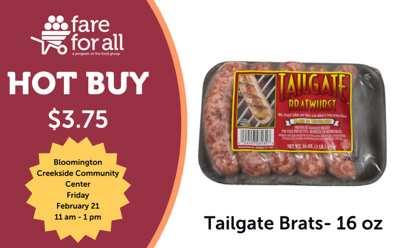 Fare For All Brats Hot Buy February 2025