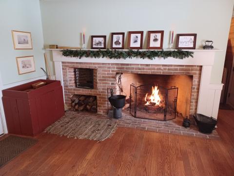 Pond Pre-emption House Fireplace