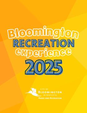 2025 Bloomington Recreation Experience catalog cover